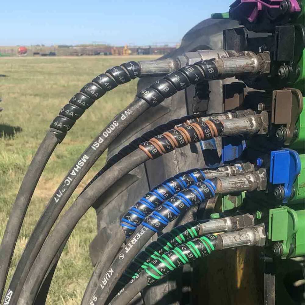 Outback Wrap Hydraulic Hose Markers - 4-Pairs