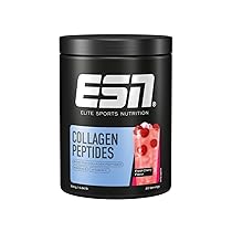 ESN Collagen Peptides, Ciliegia, 300 g, 20 porzioni, collagene in polvere, prodotto in Germania