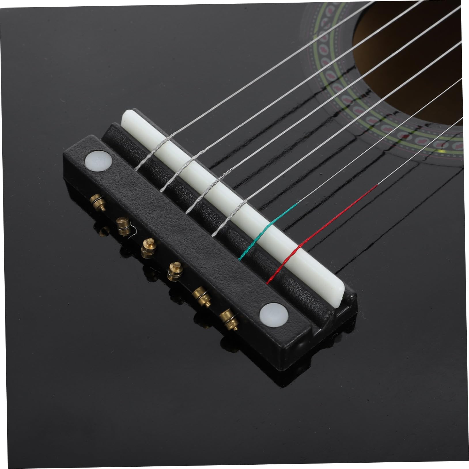 FRCOLOR Guitarra de Juguete Acústica para Instrumento Musical Educativo de Madera para Principiantes y Practicar Casa
