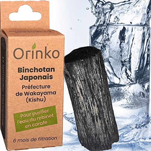 Binchotan Japonés de Kishu Bio 1X (25G) | Roble Ubame de Wakayama - Auténtico carbón activado Binchotan tradicional de...