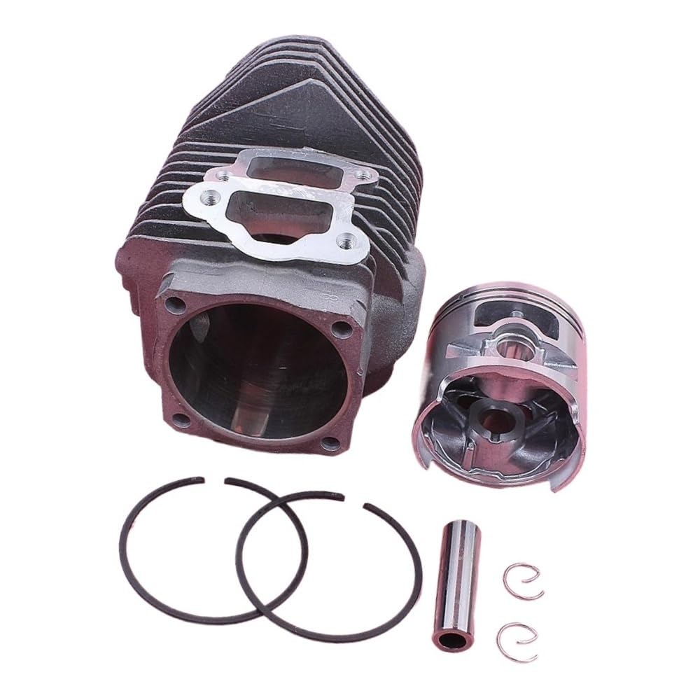 Anillo de pistón 58 mm TS760 con circlip y pasador para mantener la compresión del motor