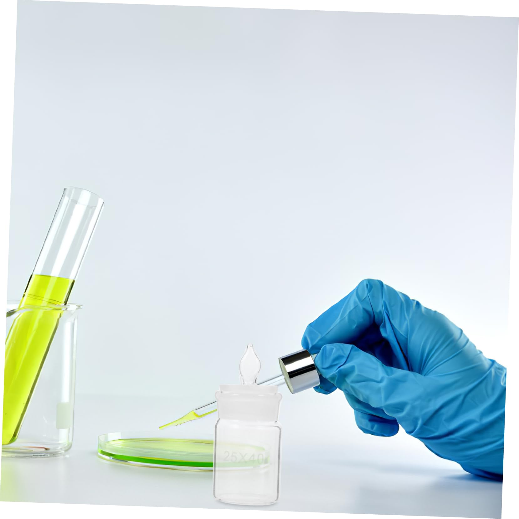 Unomor Weighing Dish Lab Bottle Transparent Measuring Weighing Can Simple Weighing Holder Weighing Holders Weighing Jar Instrument Weighing Holder Glass