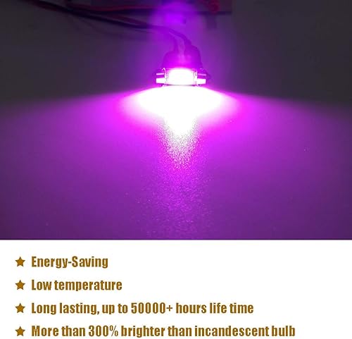 Miniatura 3 de iBrightstar DE3175 DE3021 Festoon - Bombillas LED de 9-30 V extremadamente brillantes y sin errores de 1.25 pulgadas, 1.22 pulgadas, para luces de