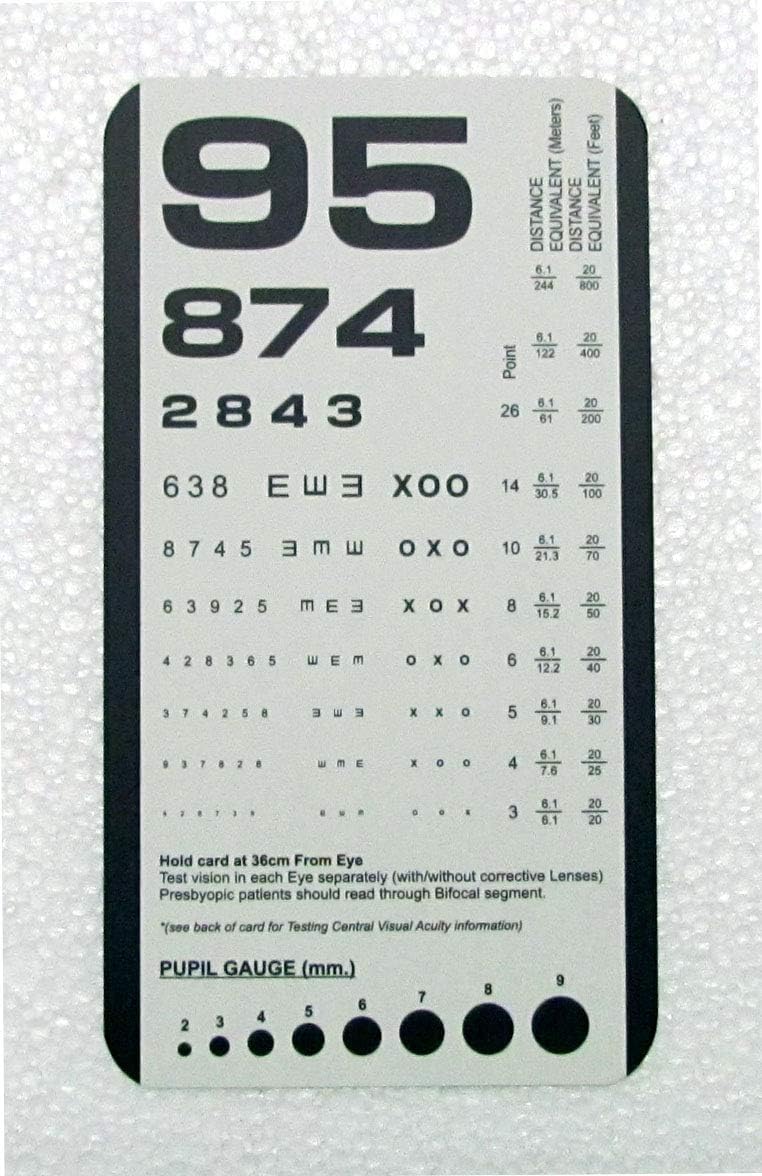 Cosmid Ishihara's Book for Colour Deficiency 38 Plates with Pocket Eye Charts