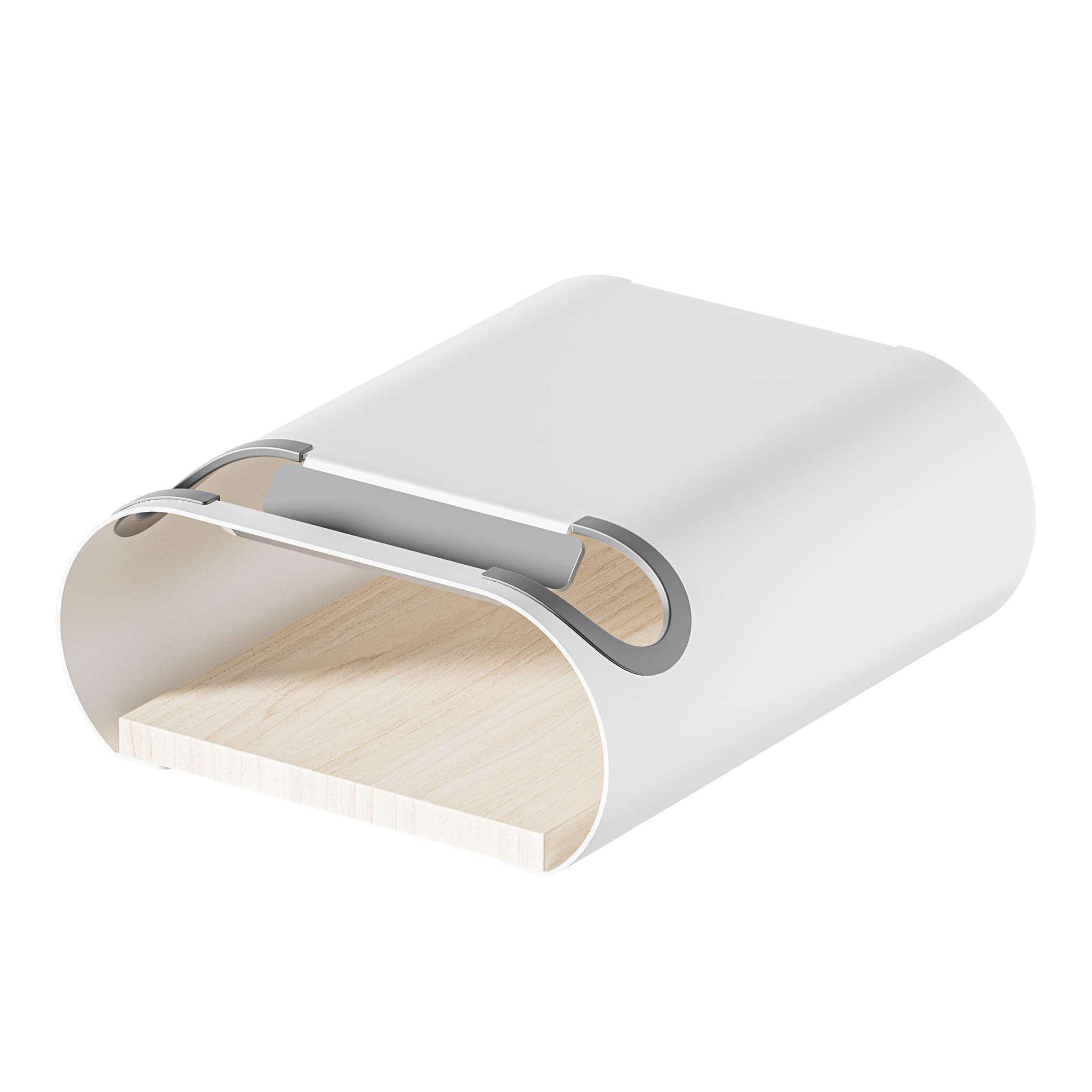 Wiltec Supporto a Parete per Bicicletta 25,6 x 30 x 11,4 cm Fino a 25 kg, portabici Universale, in Sospensione, per Tubi Orizzontali Ø 55 mm e manubri Larghi 500 mm