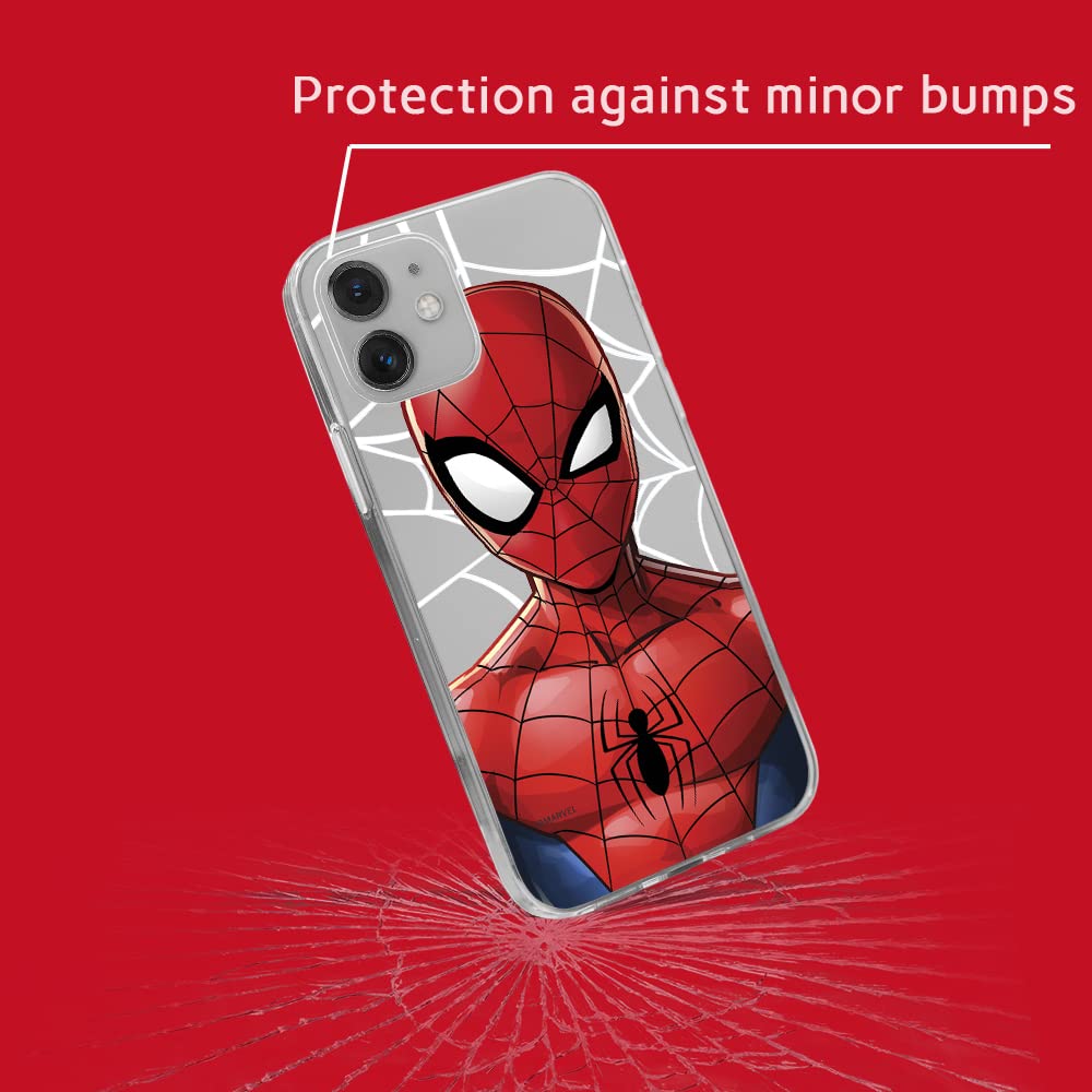 ERT GROUP Coque De Téléphone Portable Pour Iphone 13 Pro Original Et Sous Licence Officielle Marvel Motif Spider Man 019 Parfaitement Adapté à La Forme Du Téléphone Portable, Partiel Imprimé