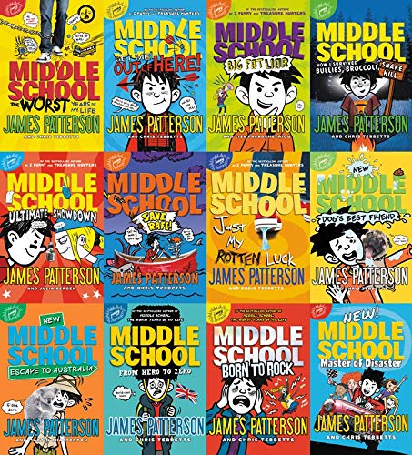 Middle School James Patterson Series, 12-book set