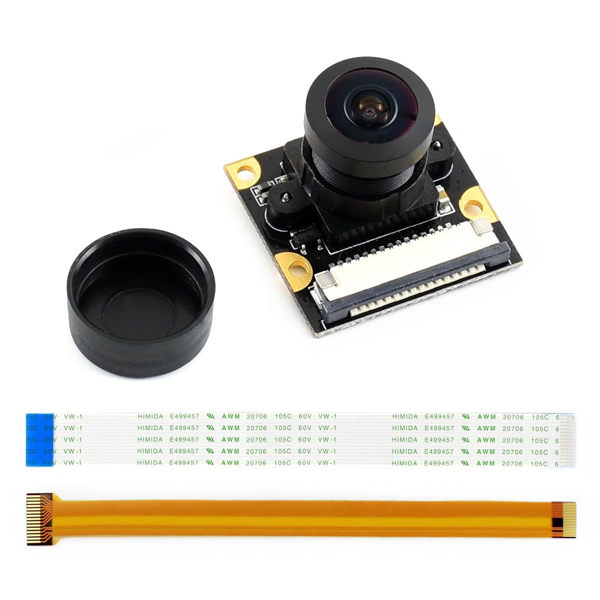Waveshare IMX219-160 Camera for Jetson Nano Developer Kit 3280 × 2464 Resolution 8 Megapixels 160 Degree Angle of View IMX219 Sensor-image-10