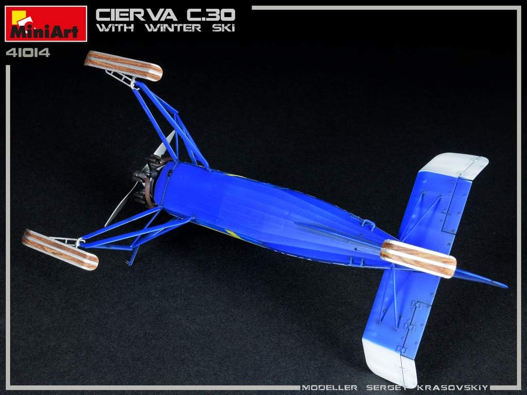 Miniart 41014-1/35 CIERVA C.30 with Winter SKI Plastic Model Kits 1934