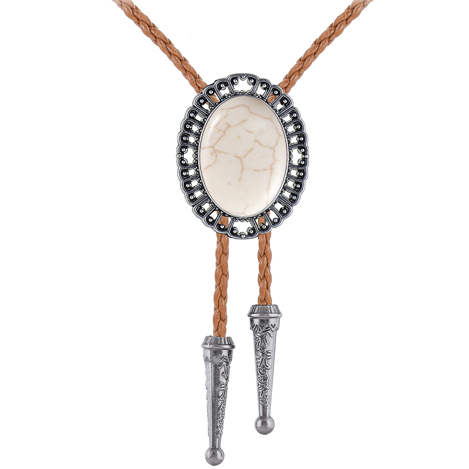 GelConnie Bolo Tie for Men Women Vintage Western Cowboy Necktie Adjustable