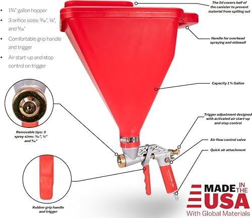 Miniatura 2 de TEXTURE PRO HOPPER GUN