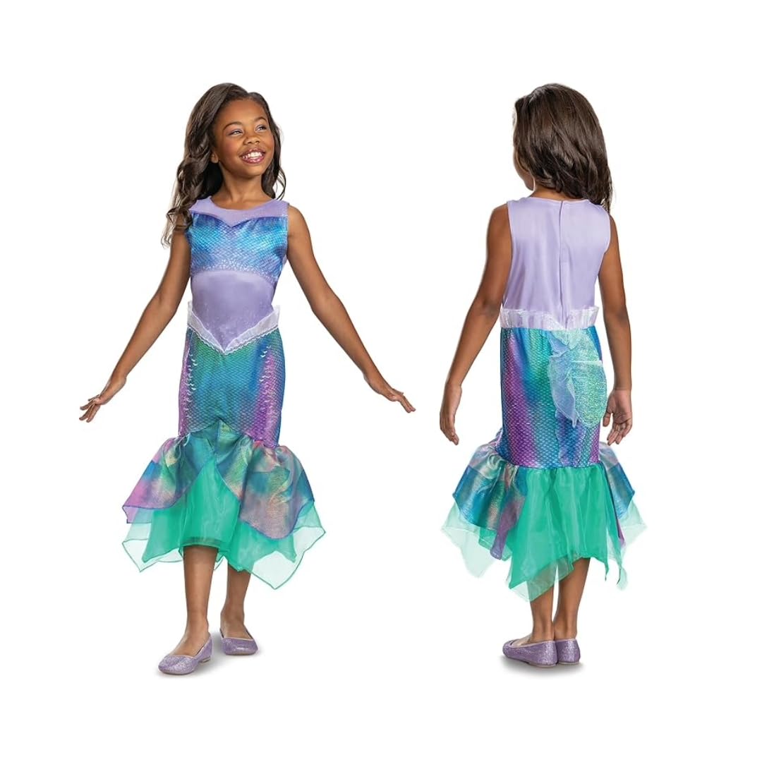 Disney Princess Ariel Little Mermaid Carnival Costume M, Costume, Multicoloured, M, 7-8 Years