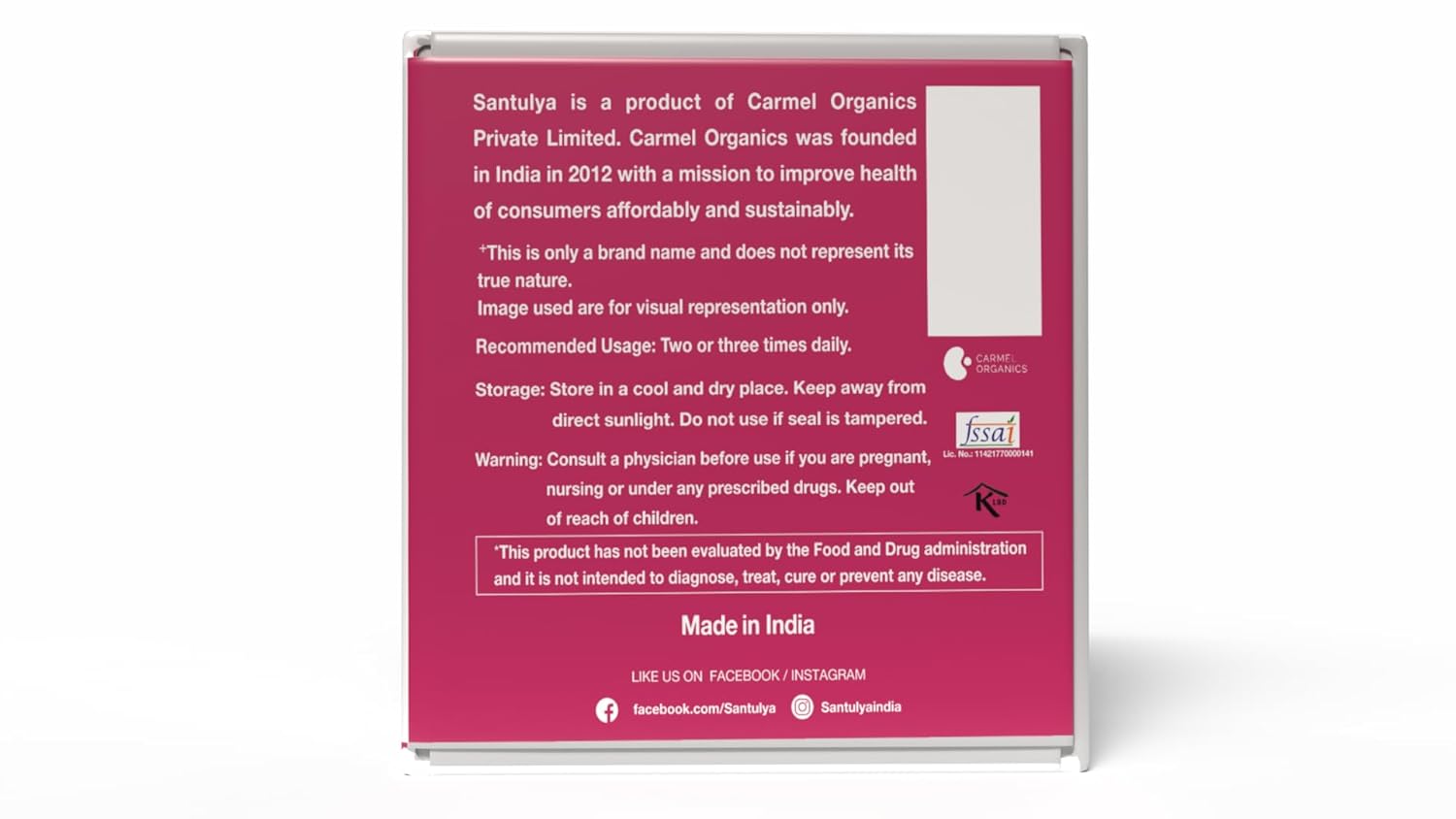 Buy Now Santulya Turmeric + Tulsi + Moringa Herbal Teabags For Detox...