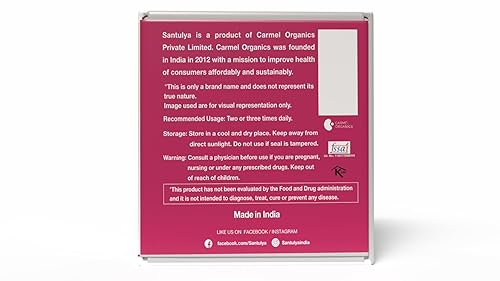 Miniatura 7 de SANTULYA Té de hierbas (48 bolsas de té) (paquete de 1)  Cúrcuma + Tulsi + Moringa + Hibisco + Jengibre  Natural  Sin OMG  Sin conservantes añadidos