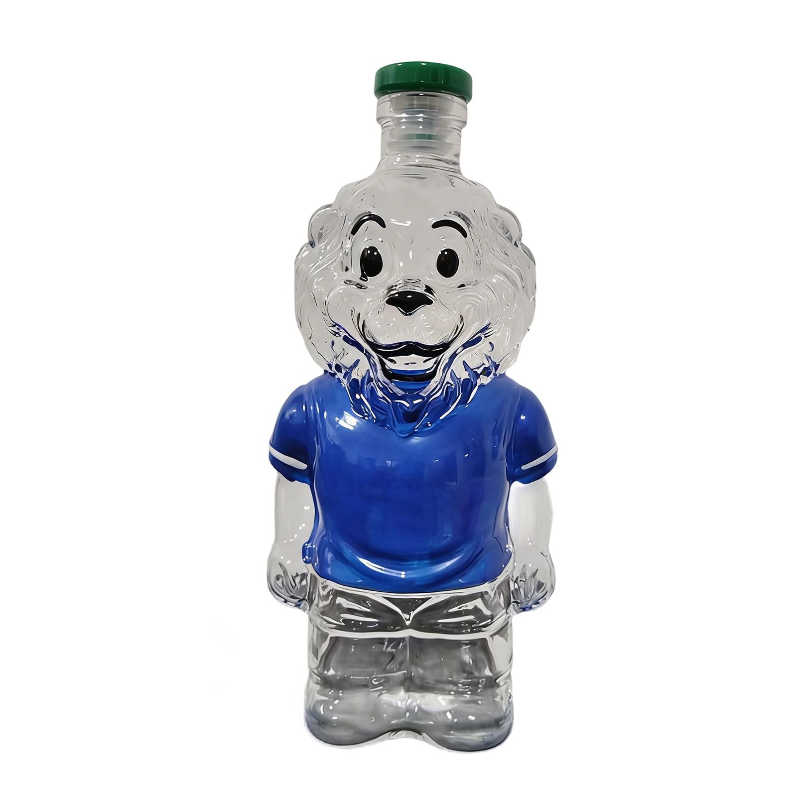 NVOQILIN Luxurious Animal Embossing Liquor Bottle for Home Use and Gift Presentation Display Glass Novelty Whiskeys Gift Drinkware for Parties
