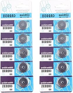 Woedpez 5/10Pieces 3V CR2032 Lithium Button Battery Coin Cell Watch Batteries for Toy Clock Remote Control Calculators 3V Batteries for Cameras Clocks Computers
