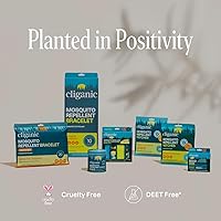 Vista 6 de Cliganic Paquete de calcomanías de pulsera repelente de mosquitos para niños y adultos, multicolor, natural, sin DEET, con aceite esencial, 20