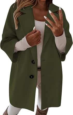 Valencia Long Wool Double-Breasted Notched Lapel Classic Winter Overcoat