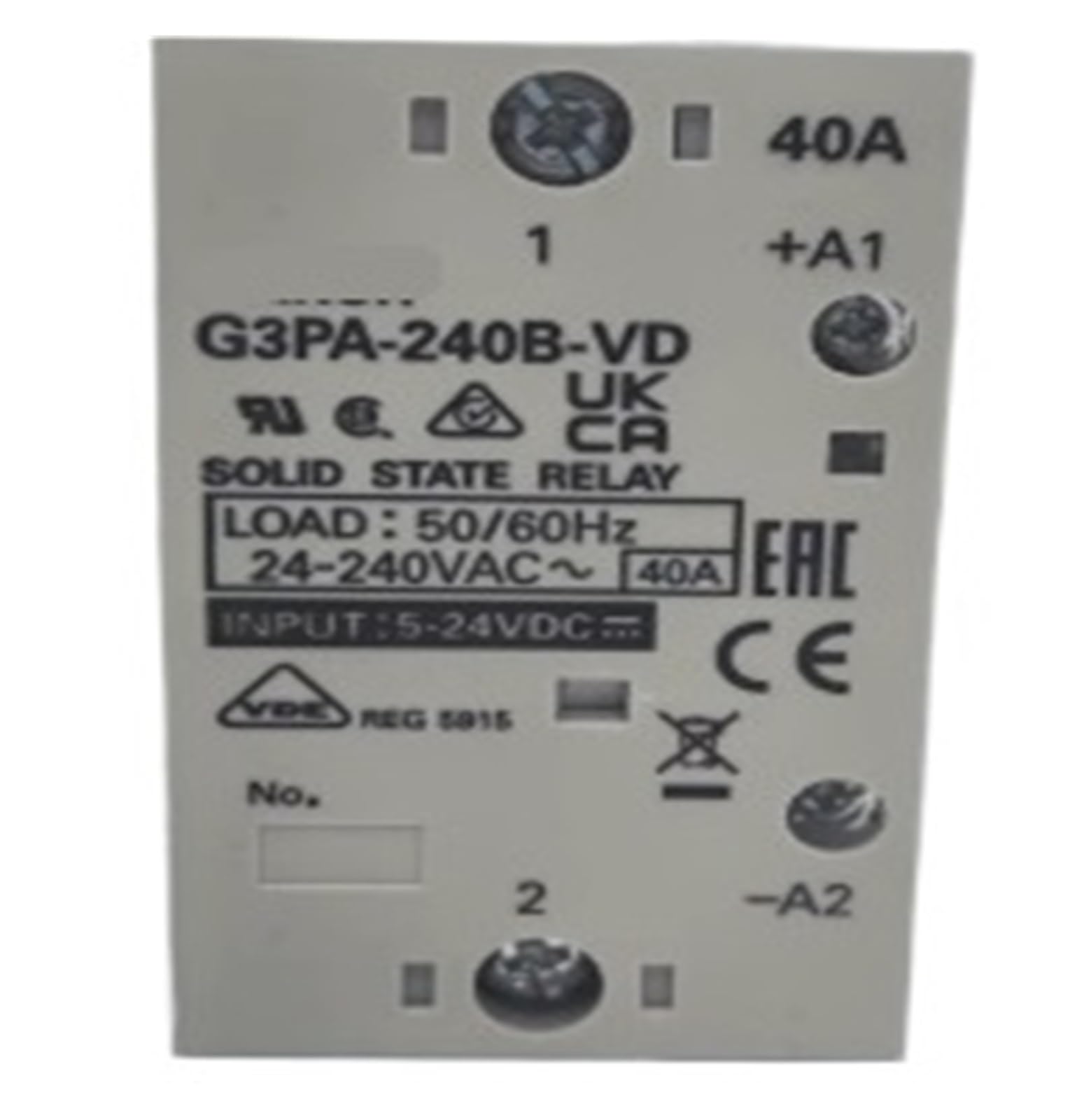 YMUGUEGH G3PA-240B-VD Solid state relay 40A DC5-24V