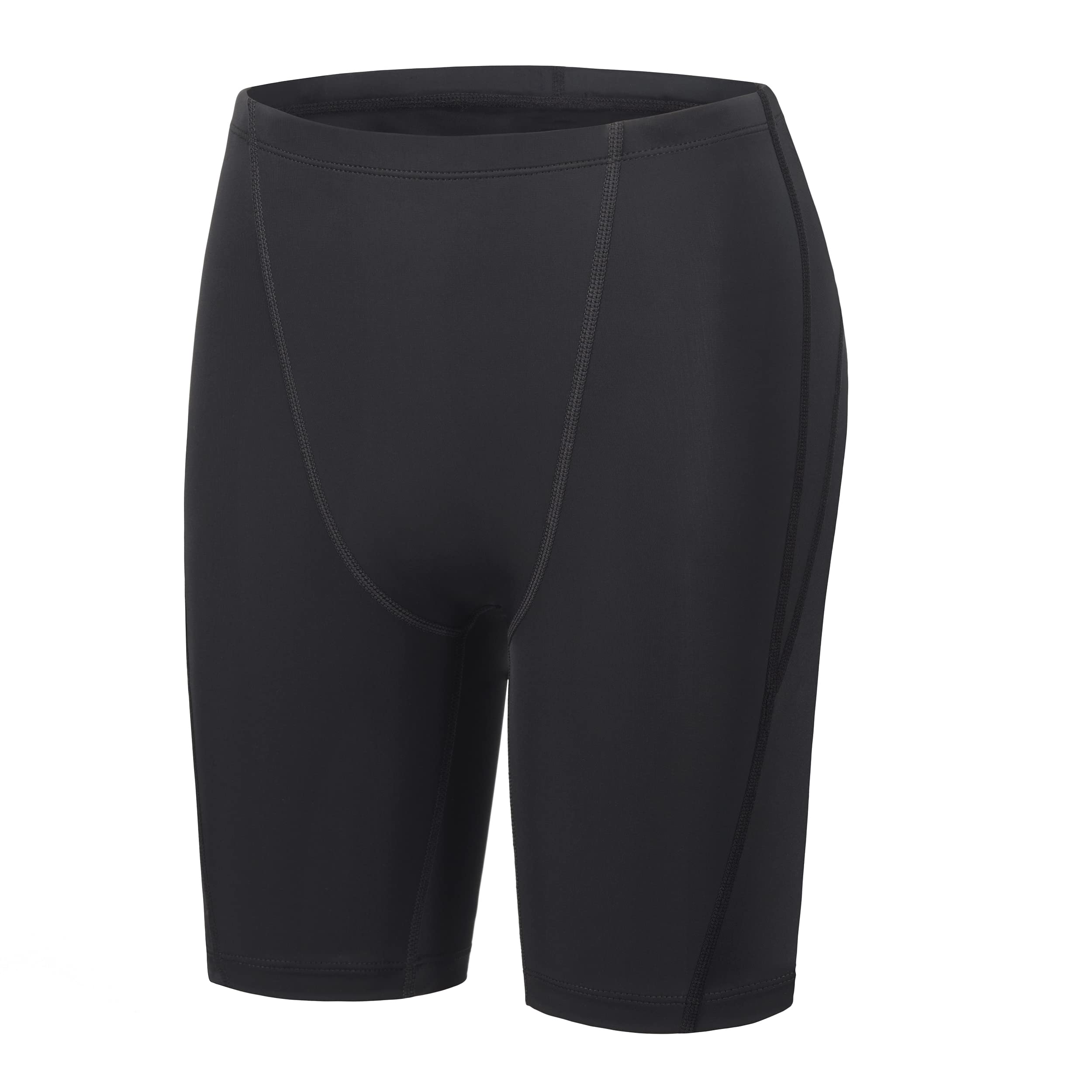 Photo 1 of MIVEI Boys Swim Jammers - Youth Competitive Swim Racing Team Swimming Shorts Swimsuit Trunks Bathing Suit Quick Dry UPF 50+ Black Small