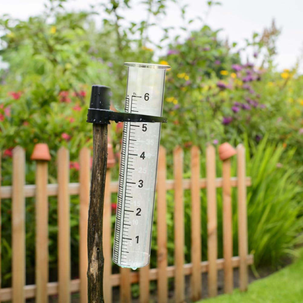 DOITOOL Ersatzglas Für Regenmesser 4 X Regenmesser Für Außenbereich Regenmesser-Ersatzrohr Für Garten Im Freien (6 Zoll 7 Zoll) Regenmesser Ersatzglas Regenmesser für den Garten