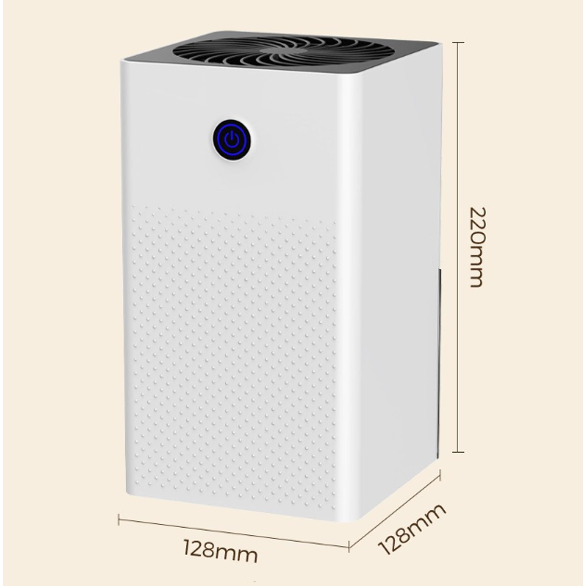 Mini deumidificatore con serbatoio trasparente rimovibile da 1L