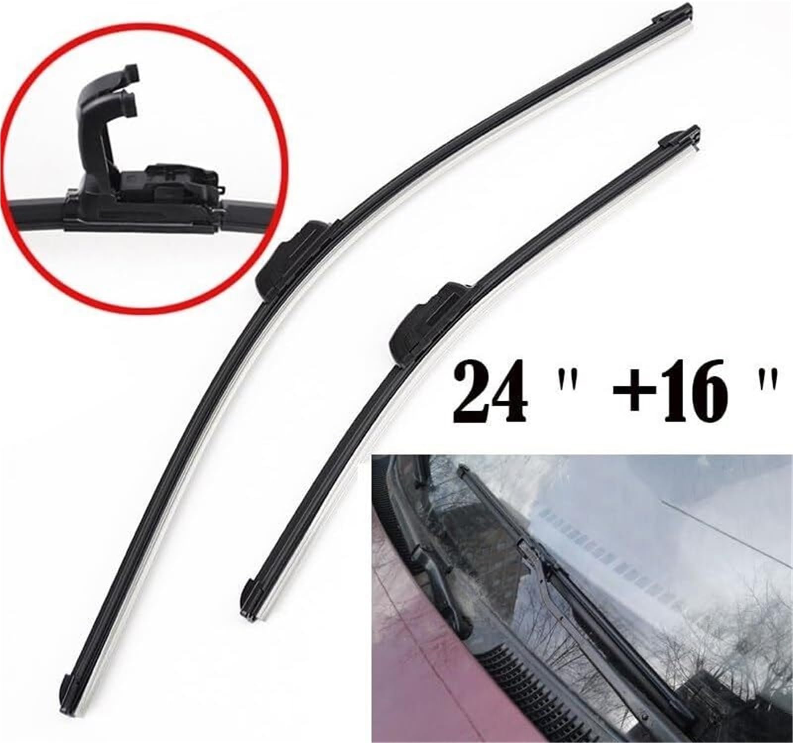 Tergicristalli Kit spazzole tergicristallo anteriori e posteriori per parabrezza e finestrini per Chevrolet per Captiva