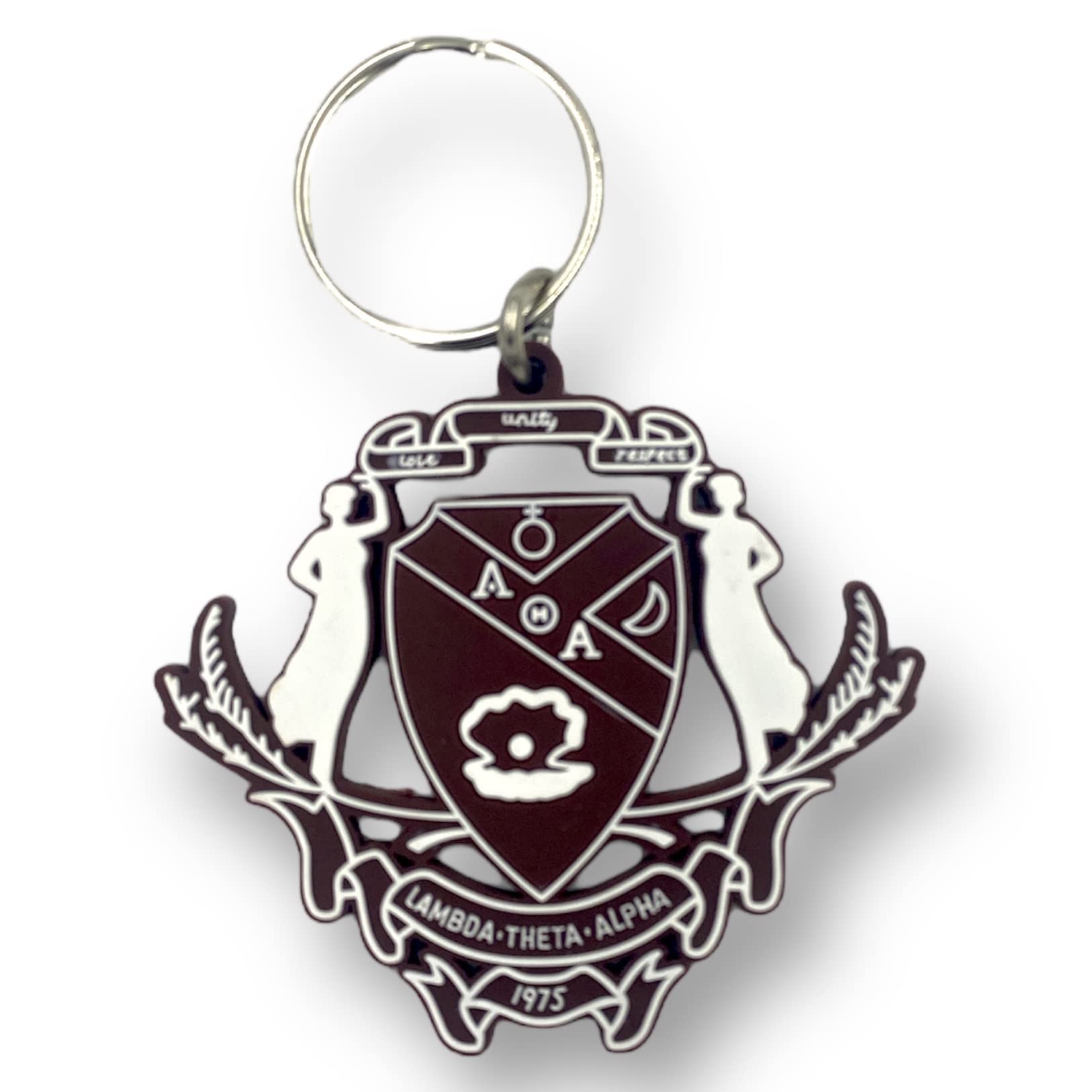 Lambda Theta Alpha Crest PVC Key chain