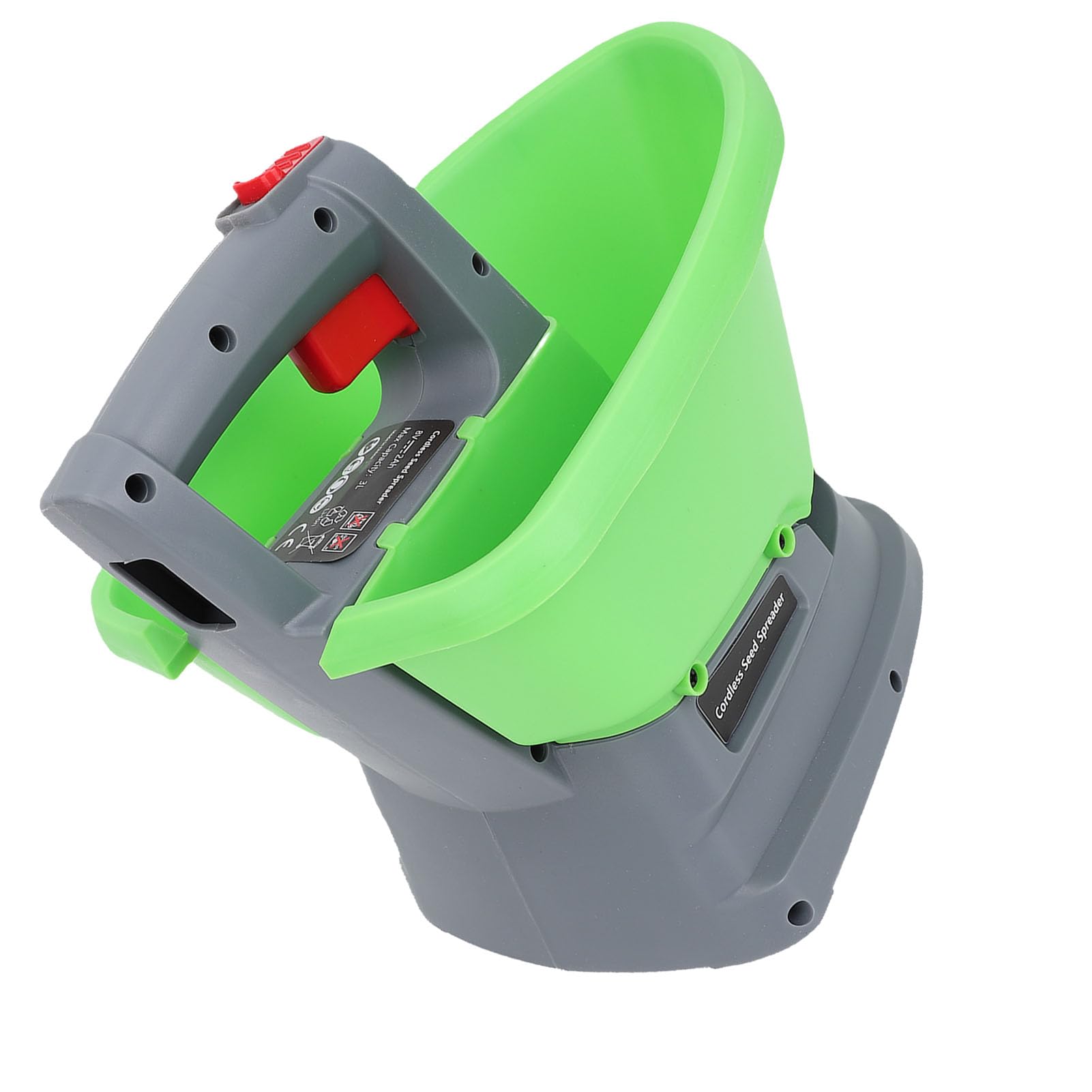 Spanditore Portatile da 3 Litri, Motore Silenzioso da 2600 Giri/min, Alimentato a Batteria, Impugnatura Ergonomica per Fertilizzante, Salgemma, Ghiaccio Sciolto