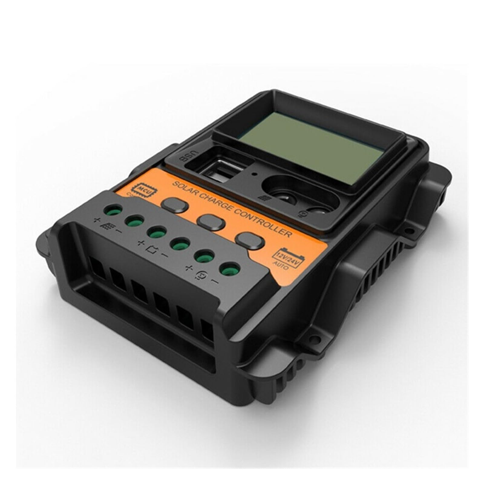 PWM Regulator Ładowania Słonecznego Podwójny Wyświetlacz Prądu Stałego Kontroler Panelu 12 V/24 V Baterii Z Portem USB(30A)