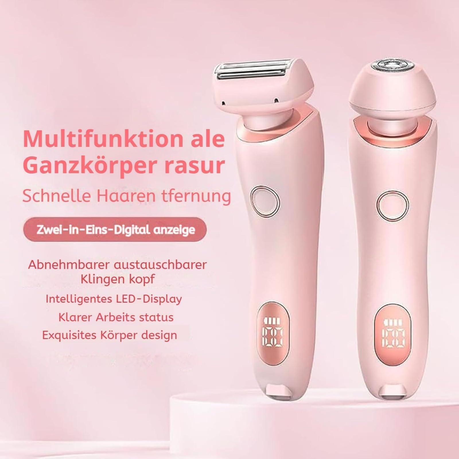 Depilo Luna Pro Sommer Set,IPX7 2 en 1 Wasserdichter