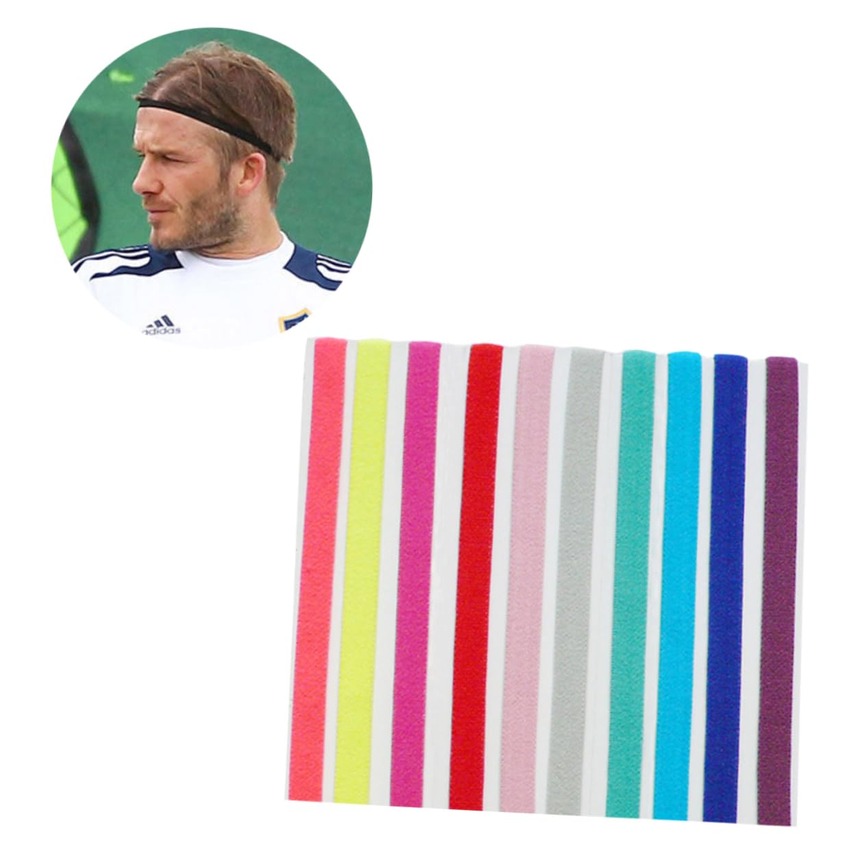 Toddmomy 3 Juegos De Diademas De Yoga para Hombre Y Mujer No Elásticas Deportivas para El Sudor para El Cabello Elásticas para Entrenamiento Y Correr 10 Unidades X 3