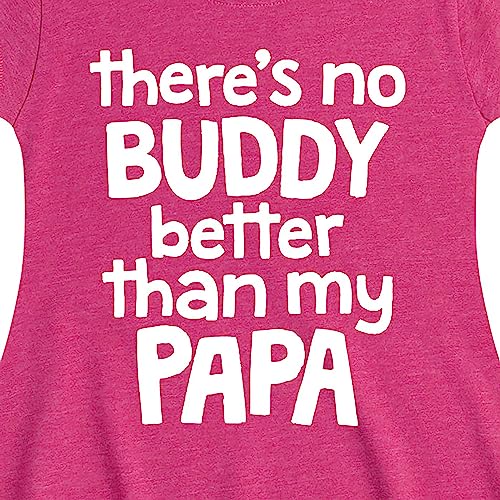 Instant Message - No Buddy Like Papa - Toddler & Youth Girls Fit & Flare Dress2