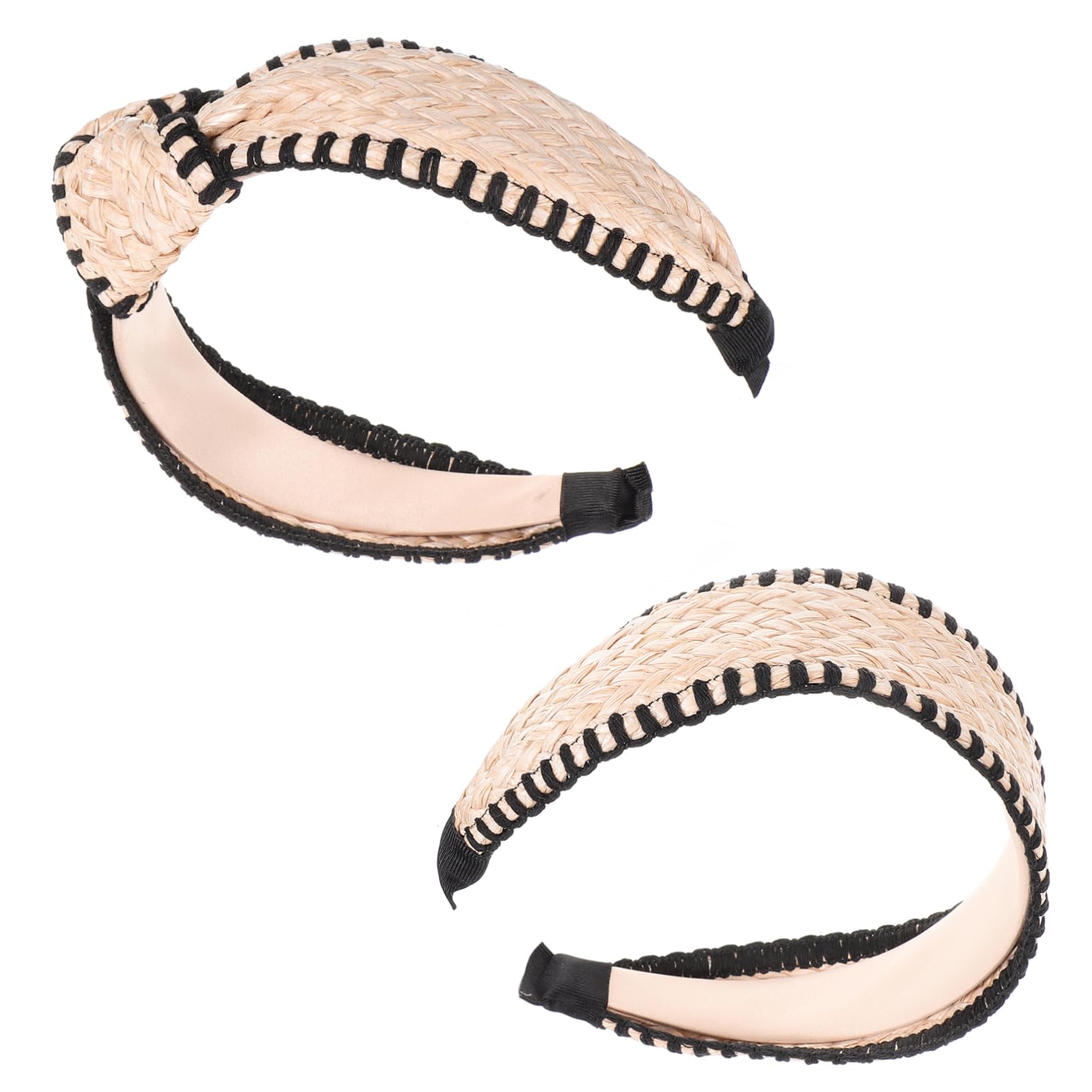 FRCOLOR 3 Set Di Accessori Per Donne E Ragazze Fasce Annodate Fasce Intrecciate Accessori Per Ricci Alla Moda 2 Pezzi * 3