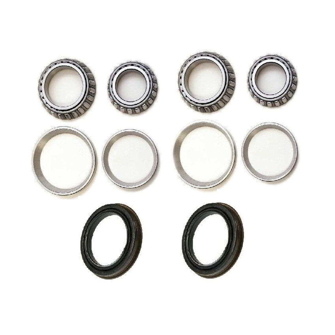 for Ford for F150 7.5L 4.9L/5.0L 76-6.6L 79 &amp; 5.8L 77-96 &amp; 3.8L 86-89 91-94 Front Wheel Set 4WD 4X4 Inner&amp;Outer Bearings&amp;2 Seals-Part
