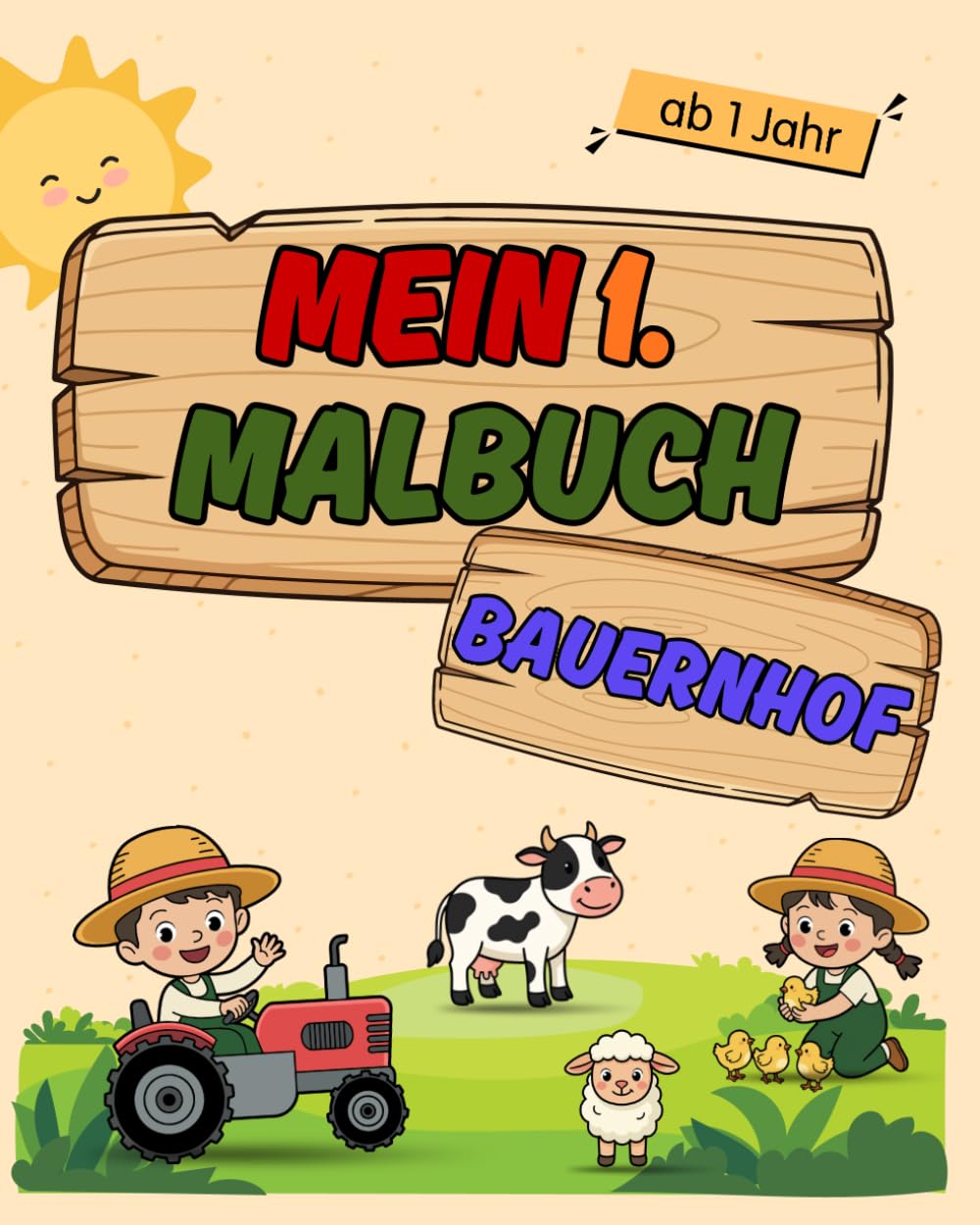 Mein erstes Malbuch Bauernhof