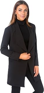 Amazon.es: chaqueta americana negra mujer