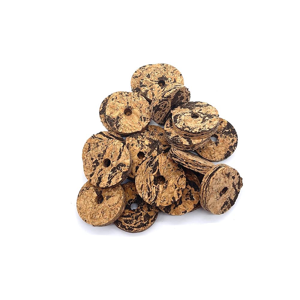 Rod Building Cork Trim Rings, 50 Pack, 1.25