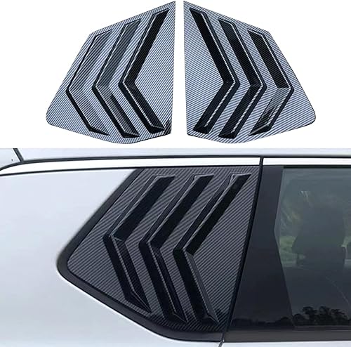 XITER 2 rejillas de ventana lateral trasera de acrilonitrilo butadieno estireno estilo deportivo para Nissan Rogue 2021 2022 2023 2024 2025