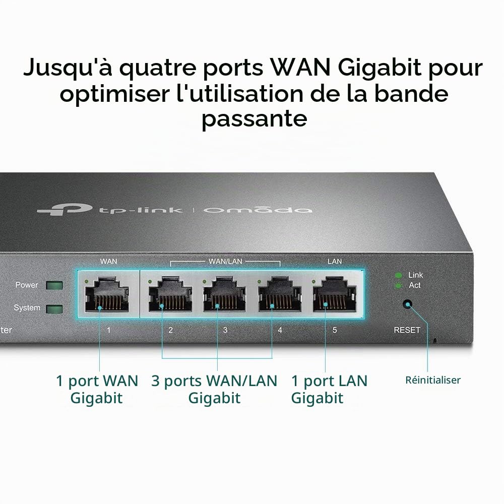 TL-R605 Routeur Gigabit Ethernet Noir