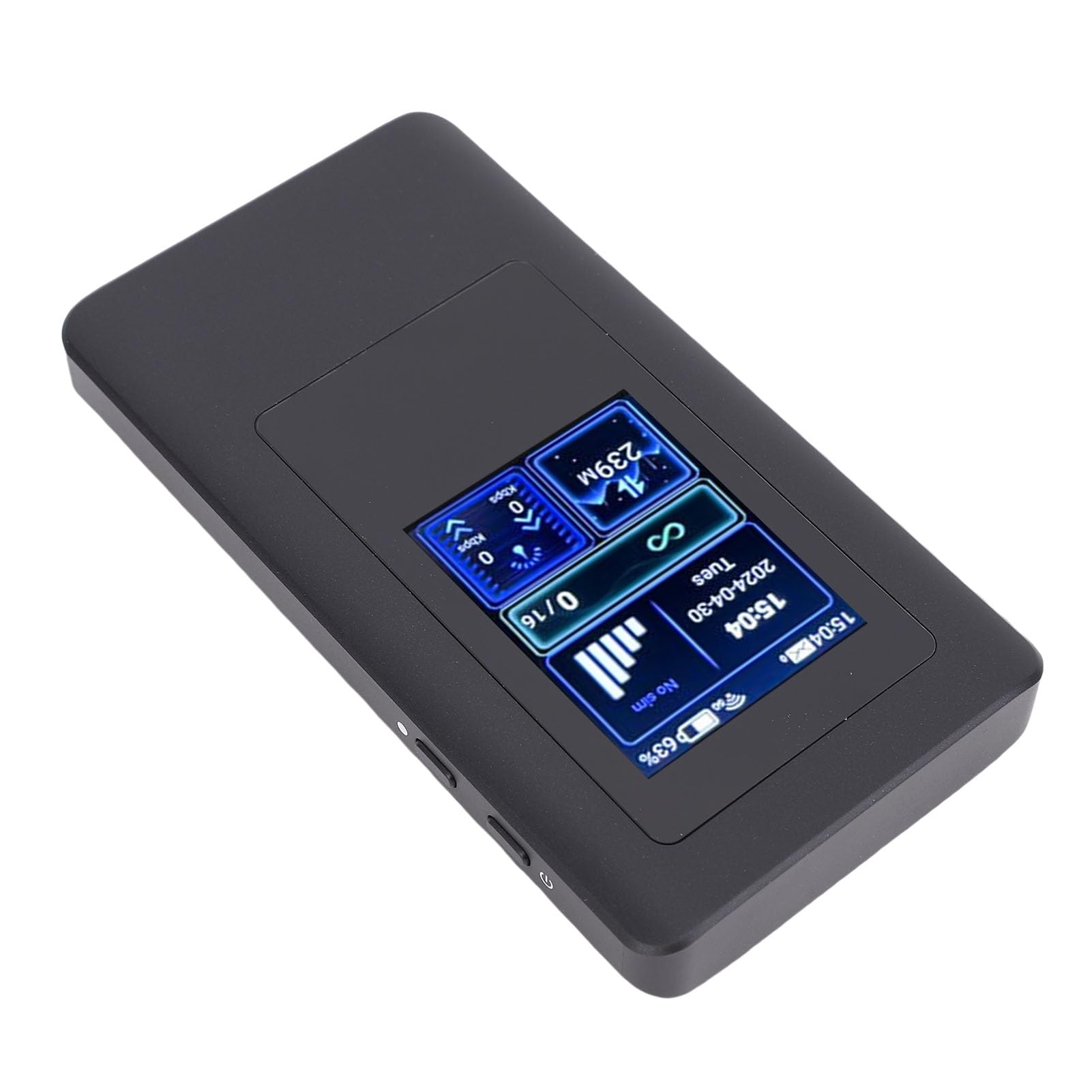 SUNGOOYUE Router WiFi Portatile 5G con Schermo e Slot per Schede - Connessione Ad Alta velocità per più Dispositivi - Adatto per Famiglie o Aziende Batteria da 4200 MAh Bianco