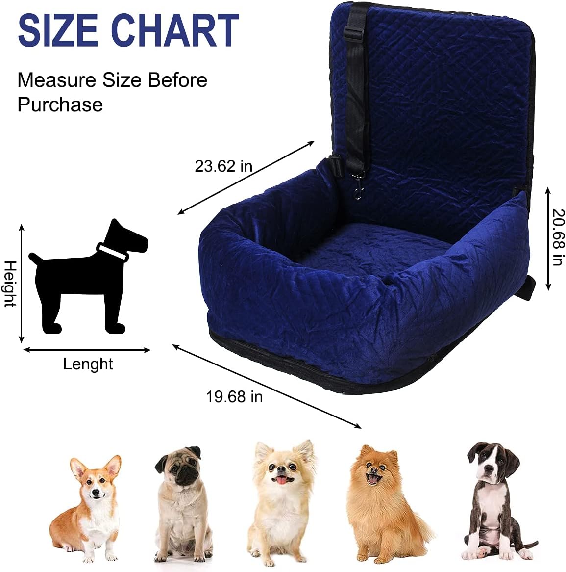 Ride in Comfort: The Ultimate Dog Car Seat for Small and Medium Dogs