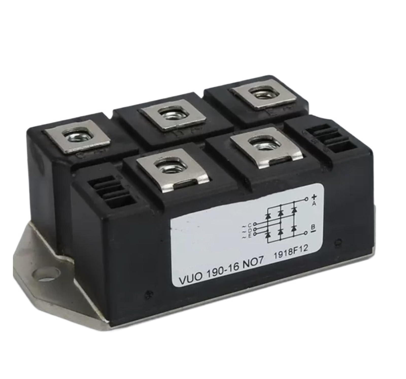 VUO190-16NO7 module redresseur à haute dissipation thermique pour courant stable