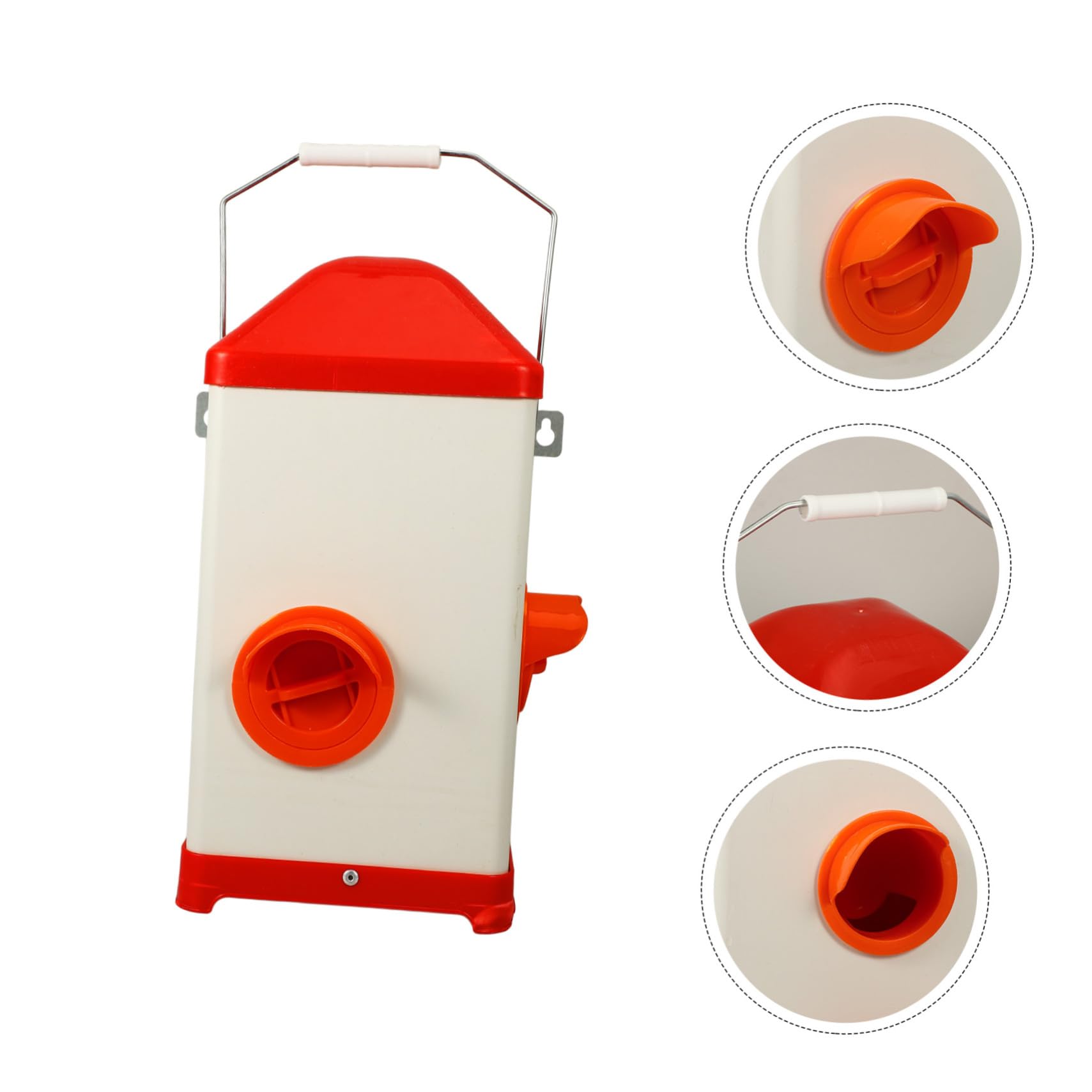 BESTonZON Mangeoire Poule Réutilisable Résistante Soleil et Aux Chocs Distributeur Alimentaire Pratique pour Volailles