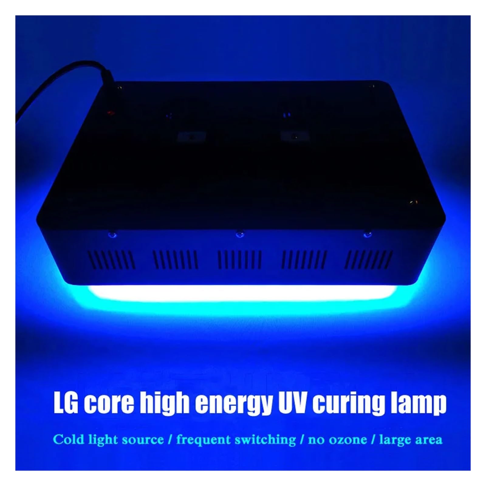Luce LED UV, Lampada a irradiazione di grandi superfici Lampada a polimerizzazione UV Lampada a polimerizzazione UV Lampada UV senza ombre Riflettore Luce UV Colla UV Colla senza ombre per unghie in g