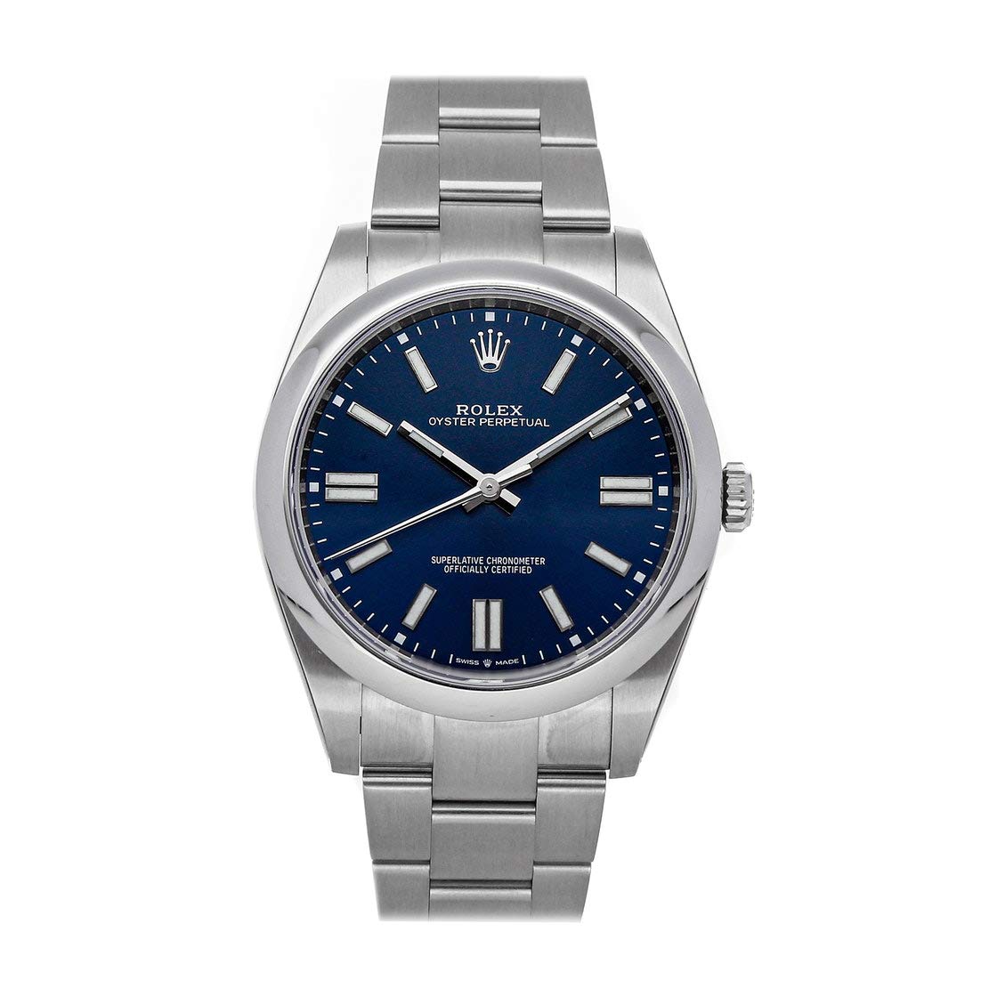 Rolex Oyster Perpetual 41mm Automatic Blue Dial Men's Watch 124300-0003