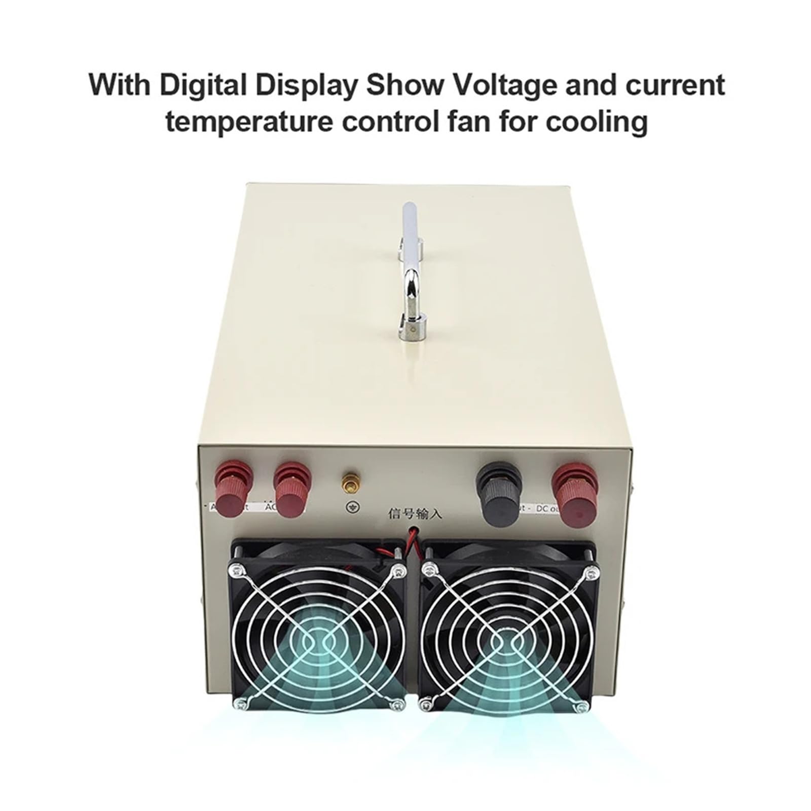 Zasilacz impulsowy prądu stałego 5000 W, przemysłowy, AC na DC, 24 V~500 V, regulowany, z podwójnym wyświetlaczem cyfrowym Kontrola o wysokiej czułości(0-48V 0-104A)