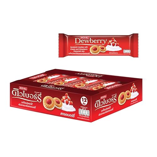 DEWBERRY CREMA GALLETA FRESA 36G PACK 12