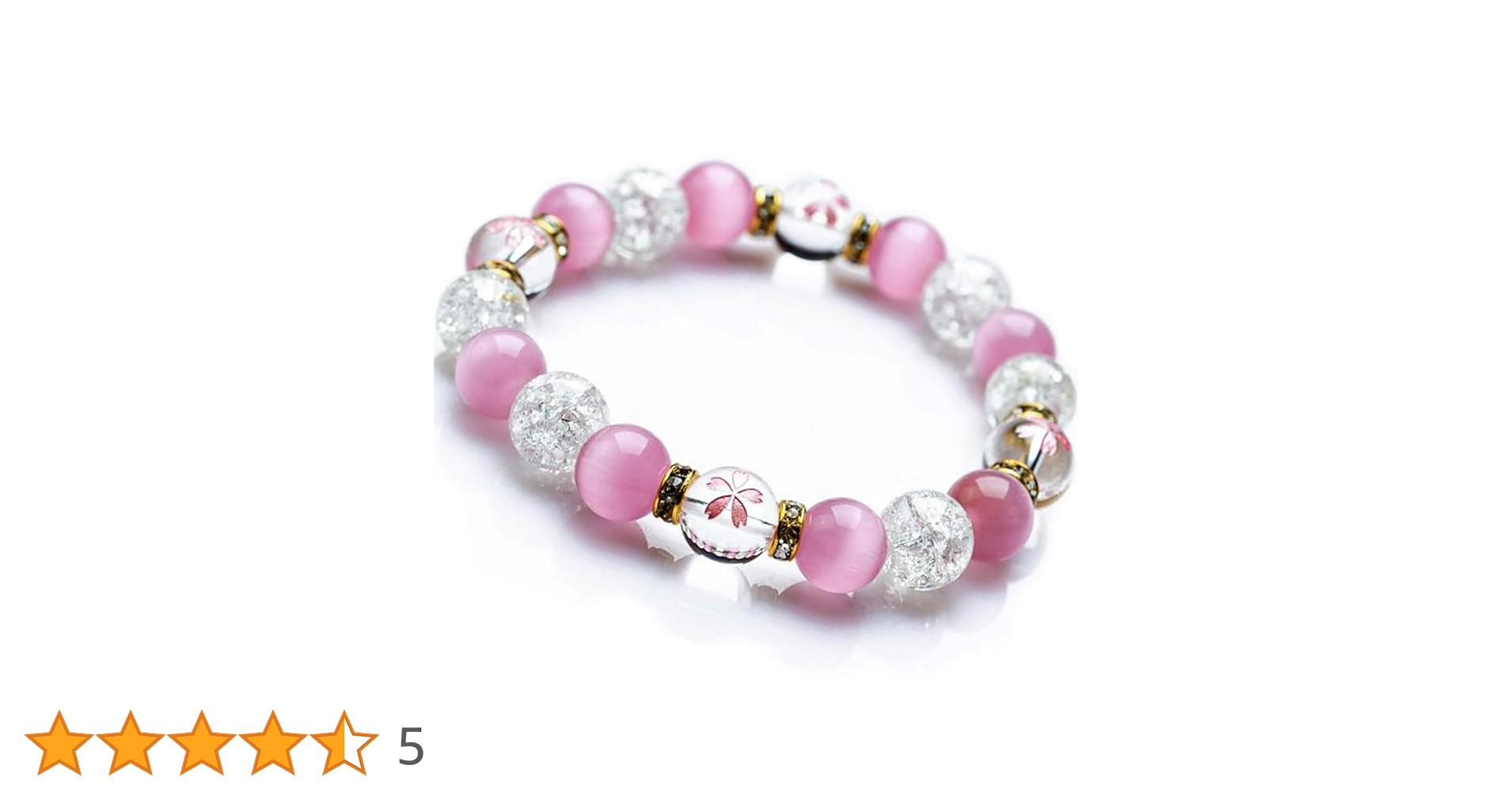 Amazon | 幸運と健康運 かわいい ピンクキャッツアイ 桜彫水晶