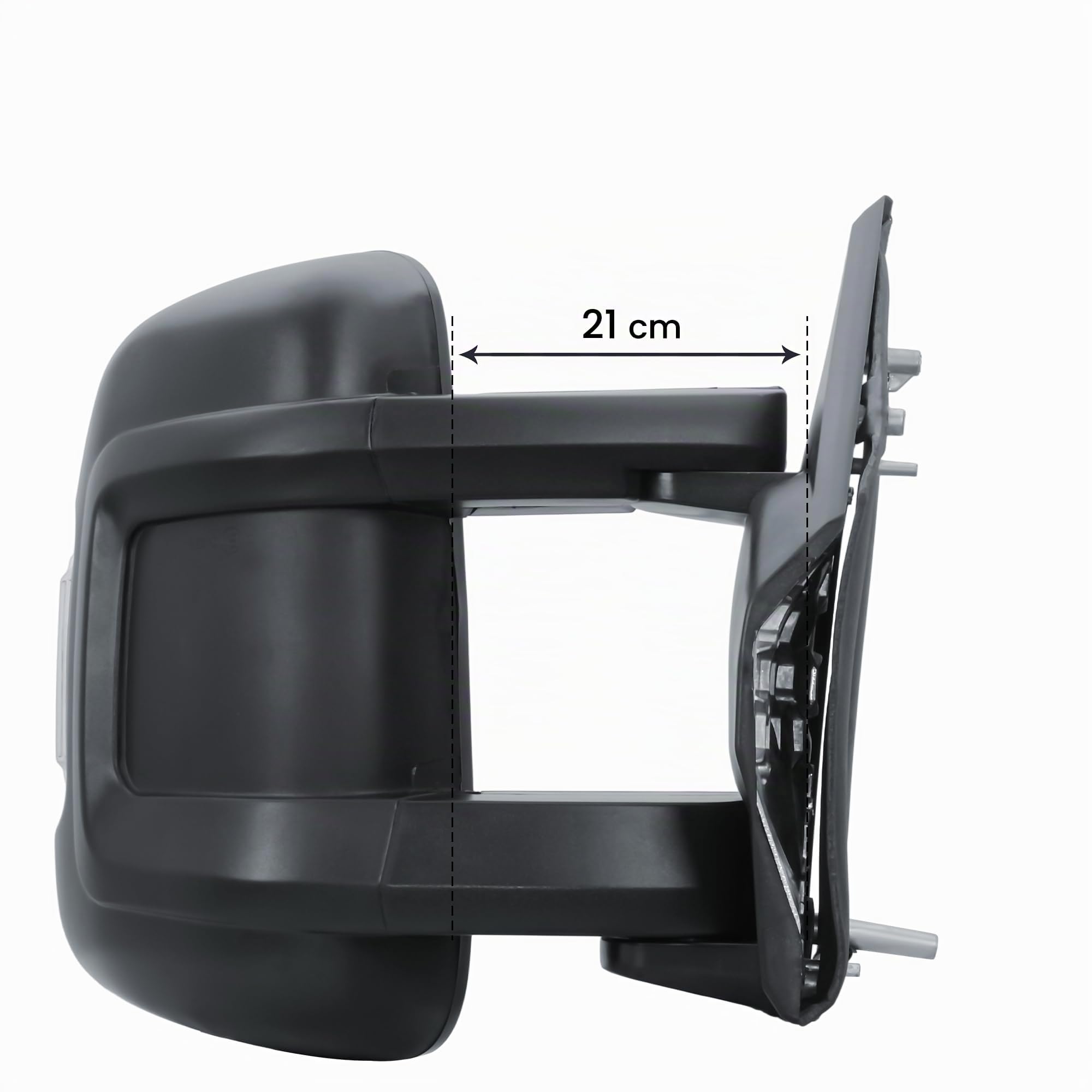 Außenspiegel Rechts Spiegel Langer Arm Elektrisch und Beheizbar mit Blinker Für Fiat Ducato Citroën Jumper Peugeot Boxer 2006-Onward Opel Movano 2022-Onward